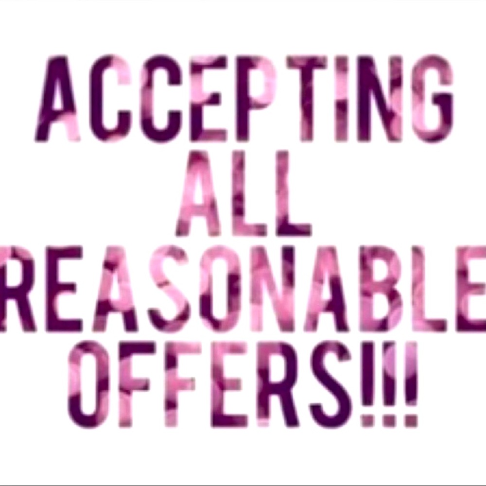 Accepting reasonable offers!